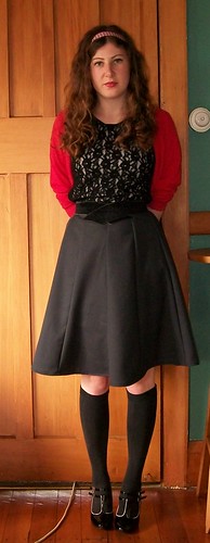 Gored skirt