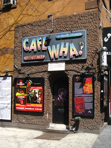 Cafe Wha? at MacDougal Street