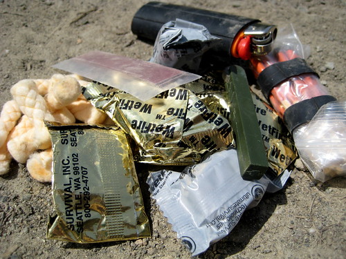 Emergency Fire Starting Kit Contents