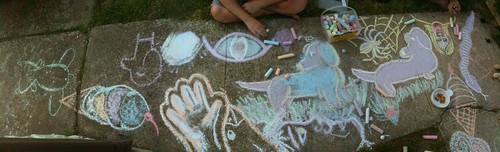 Sidewalk Chalk Drawings
