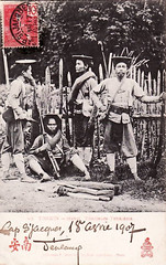 Hanoi 1907 - TIRAILLEURS TONKINOIS - Lính khố đỏ Bắc Kỳ