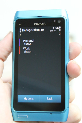 Nokia N8 from the side