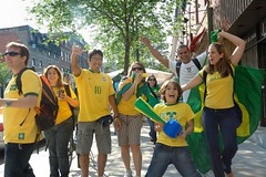 Brazilian Fans Go Nuts