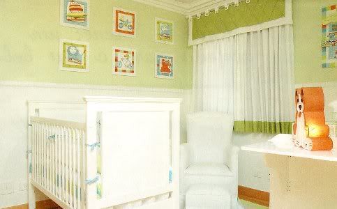 cortina para quarto de bebe
