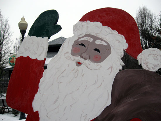 Wooden Santa (Click to enlarge)