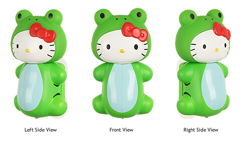 The Hello Kitty Frog. hello kitty toothbrush holder