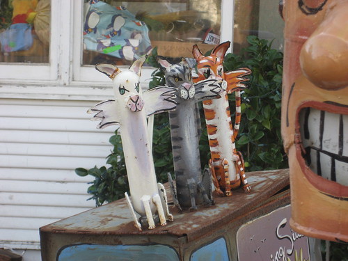 Detail of kitties by milkman