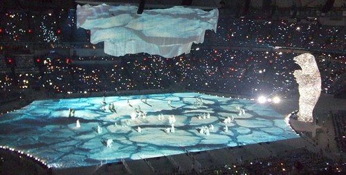 2010 Vancouver Winter Olympic Open Ceremonies Endangered Polar Bear