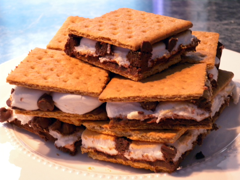 S'mores from the oven!