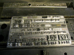 typesetting for the project