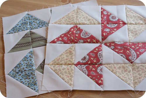 pinwheel sampler quilt along: block six.