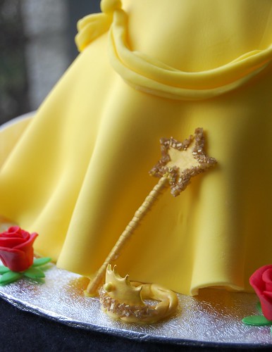 Princess Birthday Cake - wand & tiara