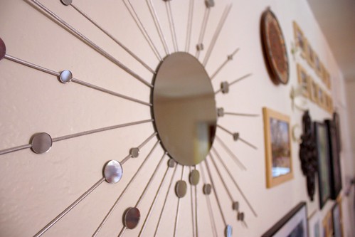 Starburst Mirror on Wall