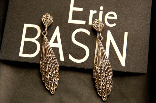 Vintage earrings from Erie Basin