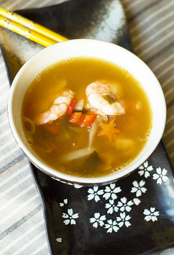 Cabbage Shrimp and Chicken  Soup 2/2