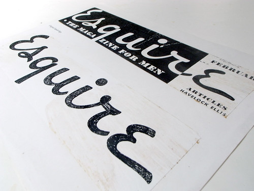Esquire Logo Process - Jim Parkinson