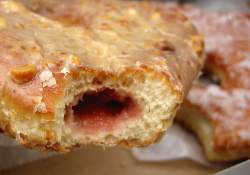 Peanut Butter and Jelly Doughnut