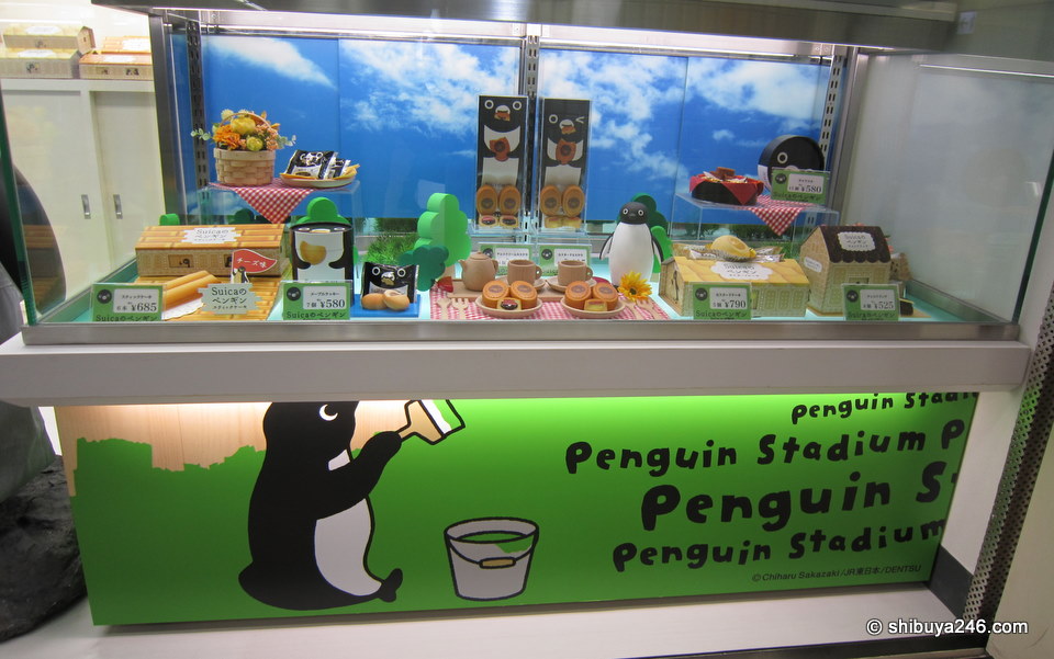 Nice selection of foods at the Penguin Stadium. I bet Chiharu Sakazaki is pleased to see how well received the Penguin has become.