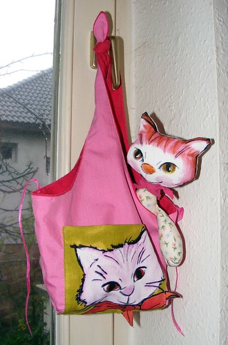 Two-sided cat bag