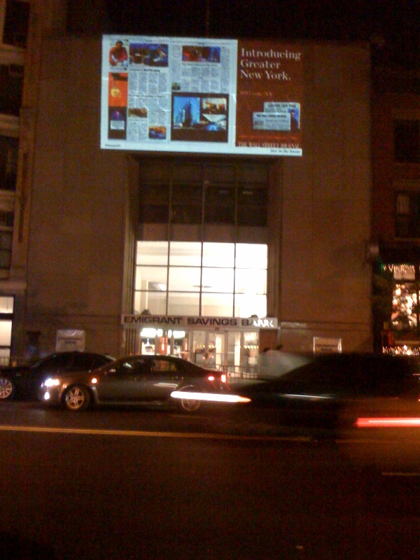 wall street journal advertising chelsea west 23rd street