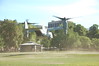 Marine Week Boston, 2010: Bell-Boeing MV-22B Osprey tilt-rotor aircraft taking off from Boston Common