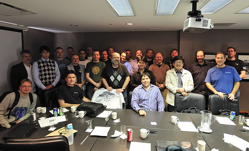 Group picture of PostgreSQL developers, Ottawa 2010