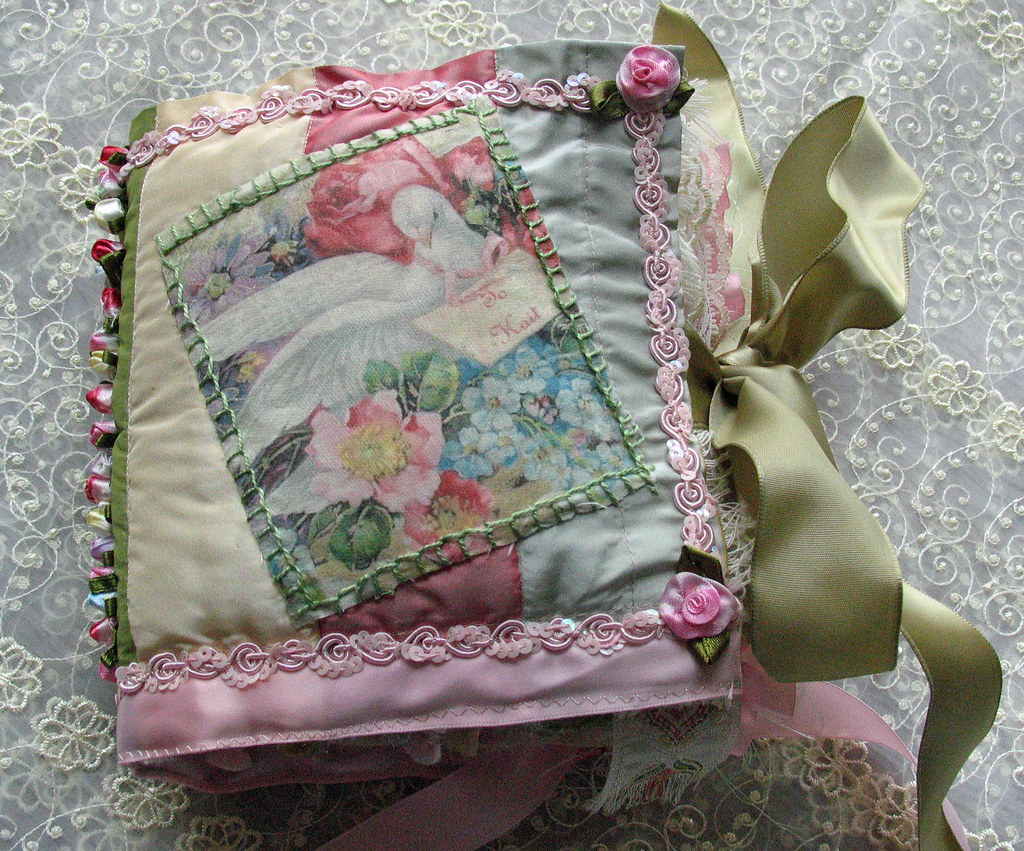 Handmade Fabric Birthday Book