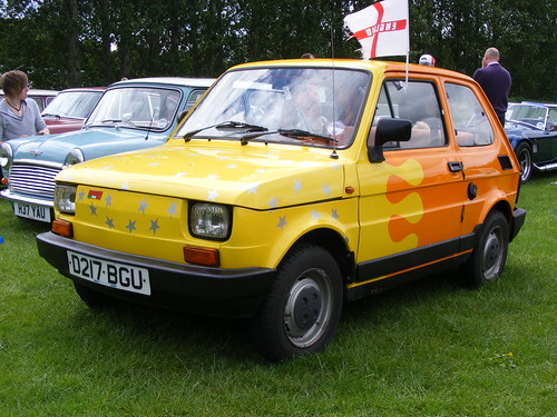 Fiat 126 D217BGU is pictured at the Classic Vehicles Rally at the Durham
