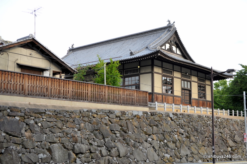 One of the buildings inside the Kofu Castle compound.