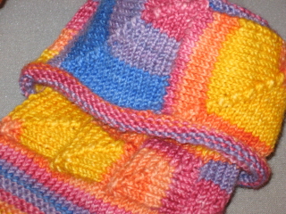 Mitred Squares cuff