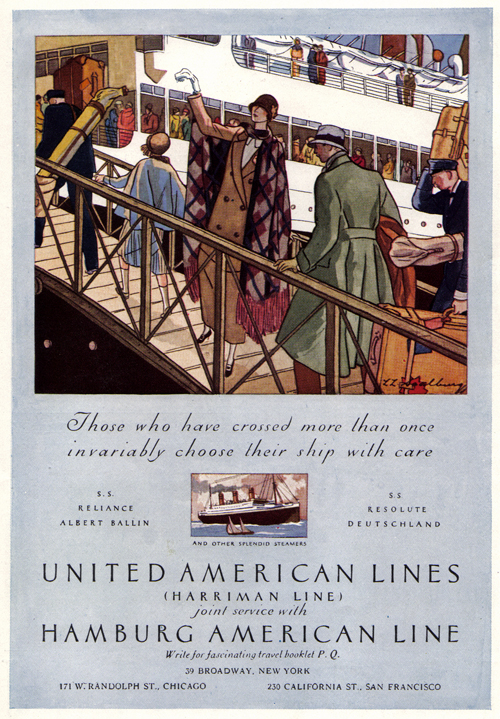 Vintage Ad #1,000: Choosing a Ship With Care