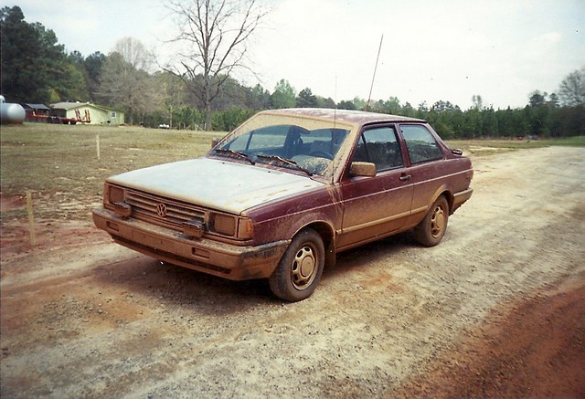 car vw volkswagen mud fox 1989 redneck