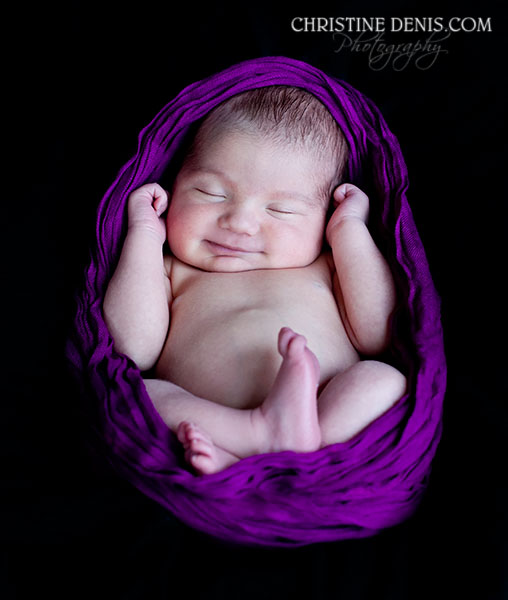 Newborn smiles
