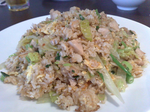 chicken and salted fish fried rice