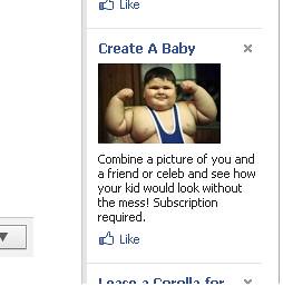 Make a Baby Facebook Ad