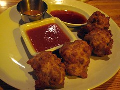 sauced restaurant - black-eyed pea fritters