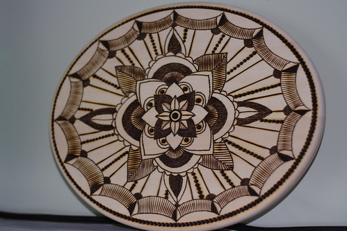 Pyrographed plaque0004