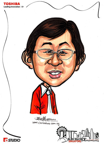 Caricature of  David Chin