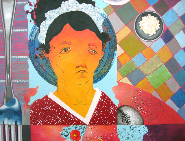 Our Lady of Leftovers, detail, 2010 by Sarah Atlee
