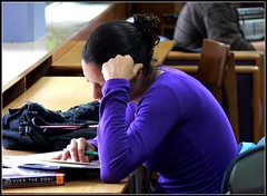 picture of student studying