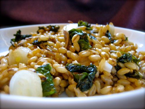 barley with ramps