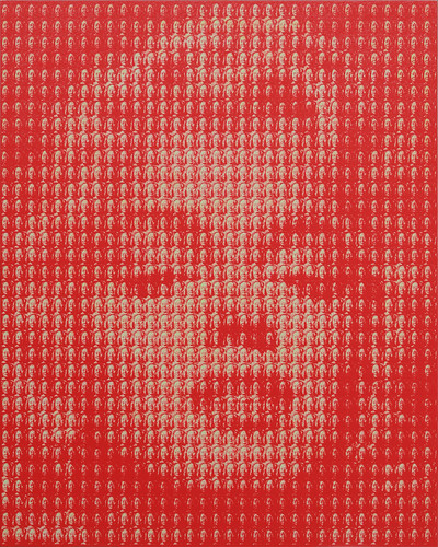 金東囿-瑪麗蓮夢露(毛澤東) Marylin Monroe (Mao Zedong) 162.2x130.3 cm-oil on canva 2010