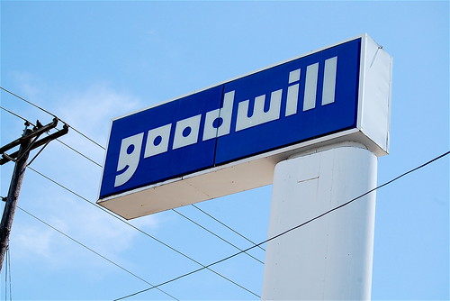 goodwill sign