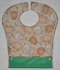 Pigs Toddler Pocket Bib with PUL backing - second quality