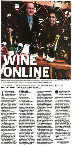 WineCollective - Calgary Herald - May 30th, 2010 (Mix section)