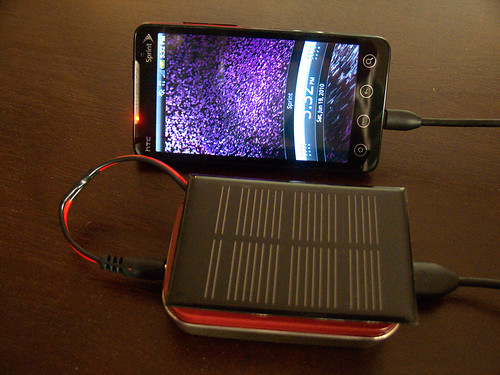 MightyMintyBoost charging Evo 4G