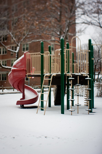 NYC:Queens: Frozen slide