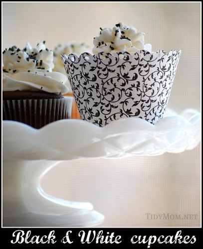 Black & White cupcakes
