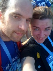 We did it! Sprinted the finish and everything!
