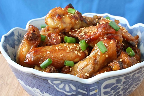 Sticky & Sweet Chicken Wings Recipe with Soy, Honey & Ginger